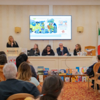 Da sx. Milena Tancredi, Milena Carducci, Maria Aida Episcopo, Aldo Ligustro e Gabriella Berardi1.